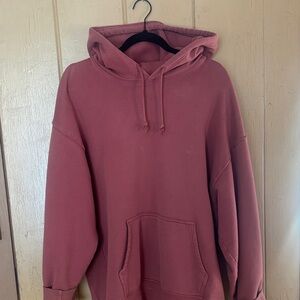 TNA Aritzia Rose/Mauve Boyfriend Hoodie